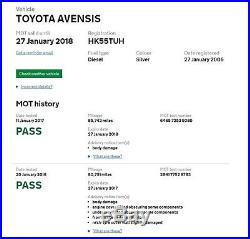 Toyota Avensis Rav4 2.2 D4d Engine 2ad Warranty Low Miles