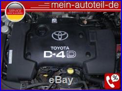 Toyota Avensis T25 Motor 2.0 D-4D 85KW 116PS Diesel mit Injektoren E1CD-C90 90 D
