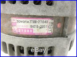 Toyota Avensis Verso 03-09 2,0 D-4D 85KW Lichtmaschine Generator 27060-27040
