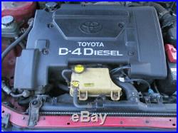 Toyota avensis 2.0 d4d engine + gearbox complete 97 03 1CD-FTV T22