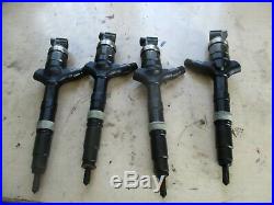 Toyota avensis 2.0 d4d set of 4 Fuel Injector 23670-0g010 2003 2006