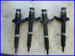 Toyota avensis 2.0 d4d set of 4 Fuel Injector 23670-0g010 2003 2006