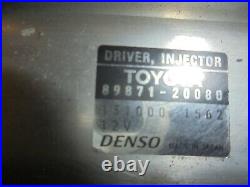 Toyota avensis T270 2.0 d4d injector driver 89871 20080 (2009-2012)