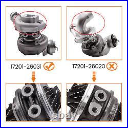 Turbocharger for Toyota Corolla RAV4 2.2 D-4D 177BHP 130kW 2005- VB16 VB13