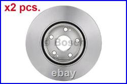 X2 Pcs Front Brake Disc Rotos X2 Pcs Set 0 986 479 454 Bosch I