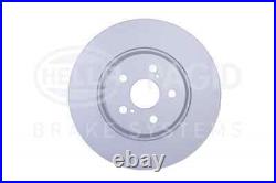 X2 Pcs Front Brake Disc Rotos X2 Pcs Set 8dd 355 111-651 Hella Pagid I