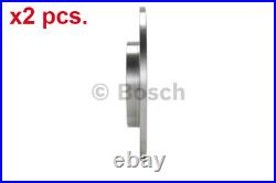 X2 Pcs Rear Brake Disc Rotos X2 Pcs Set 0 986 479 656 Bosch I