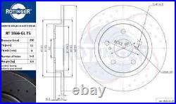 X2 Pcs Rear Brake Disc Set Left & Right Rt 1866-gl T5 Rotinger I