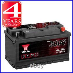 Yuasa Car Battery Calcium 12V 720CCA 80Ah T1 For Toyota Avensis 2.2 D-4D T180